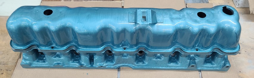 head and valve painted